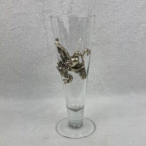 VTG Arthur Court Designs Pewter Dove Millennium 2000 Pilsner Glass 16 oz.